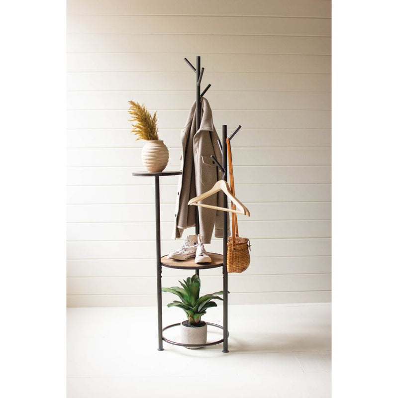 Amazon.com: TRIPAR 74” Brown Metal Display Purse Tree Jewelry Organizer 15  Hooks Spiral Coat Hanger Rack Stand : Home & Kitchen